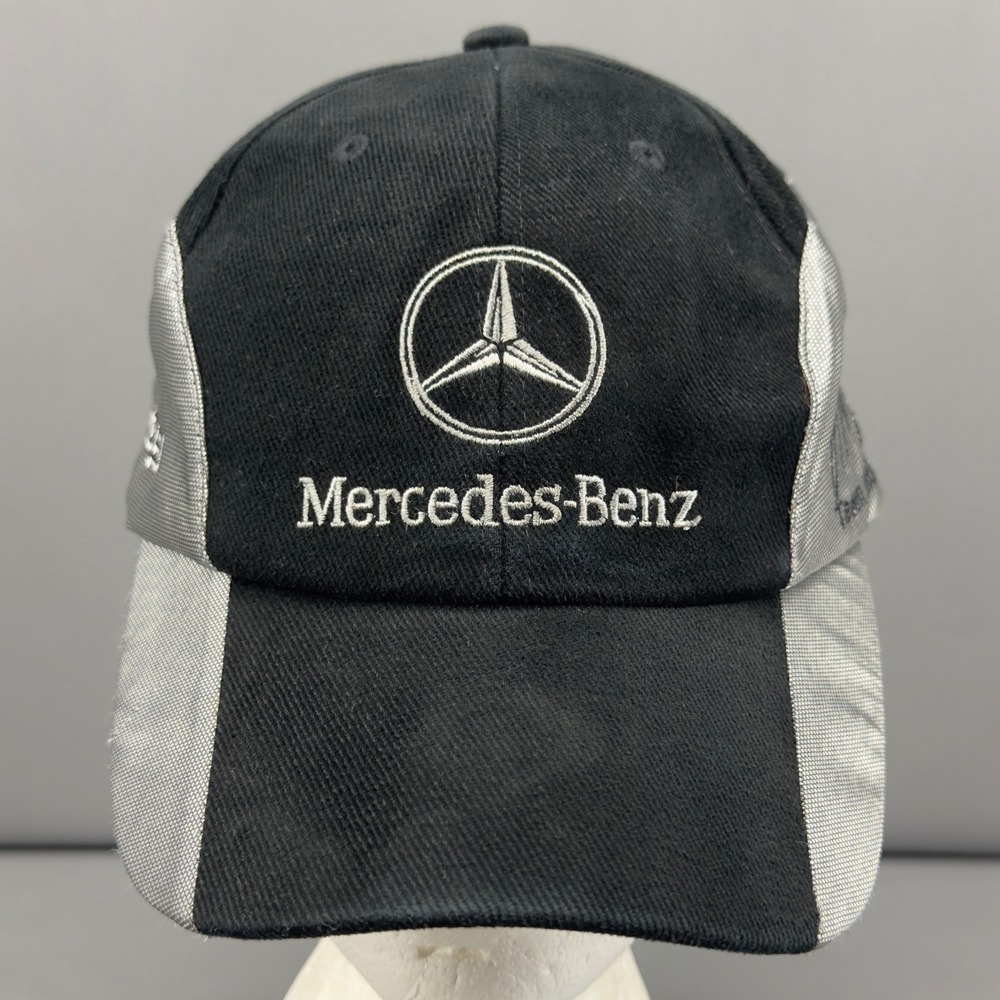 Mercedes-Benz Team McLaren‎ F1 Juan Montoya Racing Hat Black Silver Adjustable